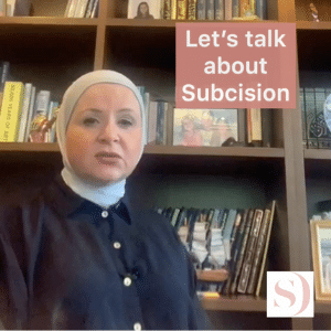 Dr Hiba talking about subcision procedure 