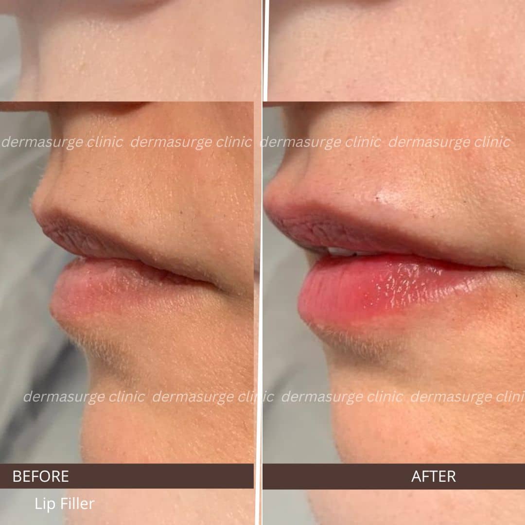 lip augmentation lip filler side view a subtle enhance look
